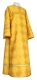 Clergy sticharion - Kostroma rayon brocade S3 (yellow-gold), Standard design
