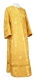 Clergy sticharion - Gloksiniya rayon brocade S3 (yellow-gold), Standard design