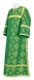 Clergy stikharion - Resurrection rayon brocade S3 (green-gold), Standard design