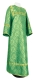 Clergy sticharion - Vasilia rayon brocade S3 (green-gold), Standard design