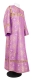 Clergy sticharion - Shouya rayon brocade S3 (violet-gold), Standard design