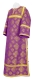 Clergy stikharion - Resurrection rayon brocade S3 (violet-gold), Standard design
