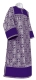 Clergy stikharion - rayon brocade S3 (violet-silver)