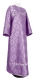 Clergy sticharion - Vasilia rayon brocade S3 (violet-silver), Standard design