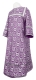 Clergy stikharion - Floral Cross rayon brocade S3 (violet-silver), Standard design