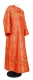 Clergy sticharion - Shouya rayon brocade S3 (red-gold), Standard design