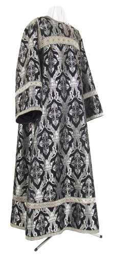 Clergy stikharion - rayon brocade S3 (black-silver)
