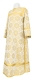 Clergy stikharion - Nicholaev rayon brocade S3 (white-gold), Economy design