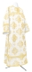Clergy sticharion - Kostroma rayon brocade S3 (white-gold), Standard design