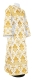 Clergy sticharion - Vine Switch rayon brocade S3 (white-gold), Standard design