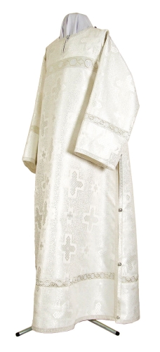 Clergy stikharion - rayon brocade S3 (white-silver)