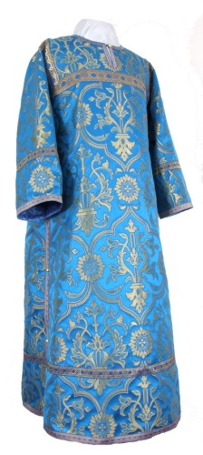 Clergy stikharion - rayon brocade S4 (blue-gold)