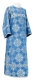 Clergy sticharion - Phebroniya rayon brocade S4 (blue-silver), Standard design