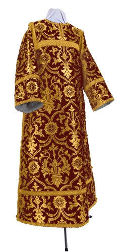 Clergy stikharion - rayon brocade S4 (claret-gold)