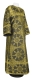 Clergy sticharion - Ouglich rayon brocade S4 (black-gold), Standard design