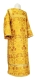 Clergy sticharion - Febroniya rayon brocade S4 (yellow-gold), Premium design