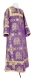 Clergy sticharion - Donetsk rayon brocade S4 (violet-gold), Standard design