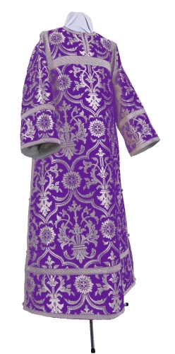 Clergy stikharion - rayon brocade S4 (violet-silver)