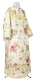 Clergy stikharion - rayon Chinese brocade (white-gold)