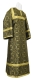 Altar server stikharion - Vasilia metallic brocade B (black-gold), Economy design