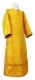 Altar server sticharion - Alpha-&-Omega metallic brocade B (yellow-gold), Standard cross design