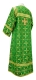 Clergy stikharion - Lyubava metallic brocade B (green-gold), Standard design