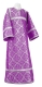 Altar server stikharion - Old-Greek metallic brocade B (violet-gold), Standard design