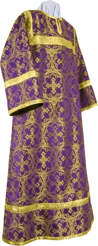 Altar server stikharion - metallic brocade B (violet-gold)