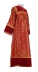 Altar server sticharion - Ostrozh metallic brocade B (red-gold), Standard design