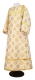 Altar server stikharion - Myra Lycea metallic brocade B1 (white-gold), Standard design