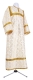Altar server stikharion - metallic brocade B (white-gold)