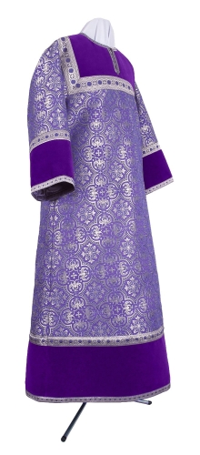 Altar server stikharion - metallic brocade BG1 (violet-silver)