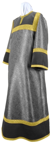 Altar server stikharion - metallic brocade BG2 (black-gold)