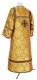 Altar server sticharion - Yaroslavl' metallic brocade BG2 (violet-gold) (back), Economy design