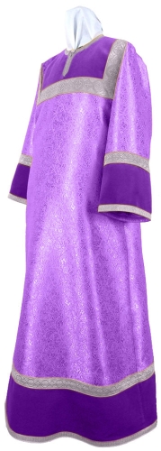 Altar server stikharion - metallic brocade BG4 (violet-silver)