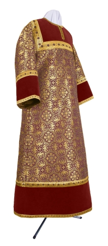 Altar server stikharion - metallic brocade BG5 (claret-gold)