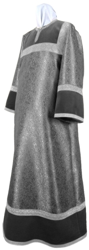 Altar server stikharion - metallic brocade BG6 (black-silver)