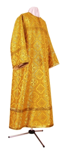 Altar server stikharion - rayon brocade S2 (yellow-claret-gold)