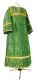 Altar server sticharion - Nicea rayon brocade S2 (green-gold), Economy design