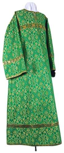 Altar server stikharion - rayon brocade S2 (green-gold)