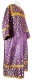 Altar server stikharion - rayon brocade S2 (violet-gold)