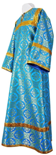 Altar server stikharion - rayon brocade S3 (blue-gold)