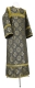 Altar server sticharion - Myra Lycea rayon brocade S3 (black-gold), Economy design