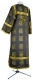 Altar server sticharion - Abakan rayon brocade S3 (black-gold) (back), Economy design