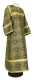 Altar server sticharion - Shouya rayon brocade S3 (black-gold), Economy design