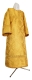 Altar server sticharion - Royal Crown rayon brocade S3 (yellow-gold), Standard design