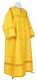 Altar server sticharion - Czar's Cross rayon brocade S3 (yellow-gold), Standard design