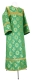 Altar server sticharion - Myra Lycea rayon brocade S3 (green-gold), Economy design