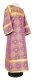 Altar server sticharion - Shouya rayon brocade S3 (violet-gold), Economy design