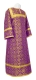 Altar server stikharion - Old-Greek rayon brocade S3 (violet-gold), Standard design